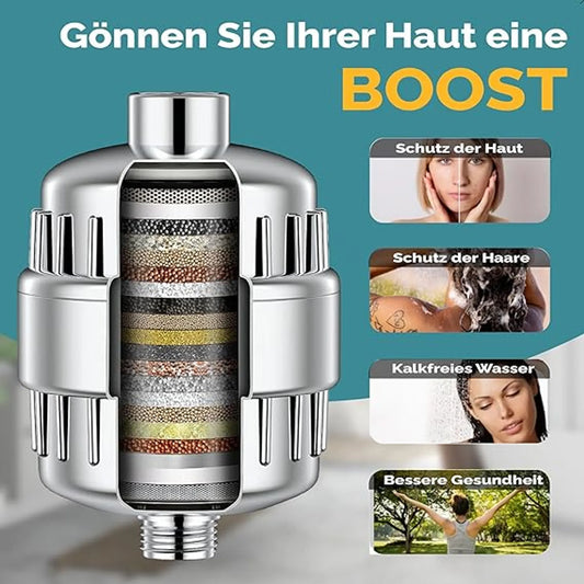 HydroSilva™ – 15-Stufen-Duschfilter